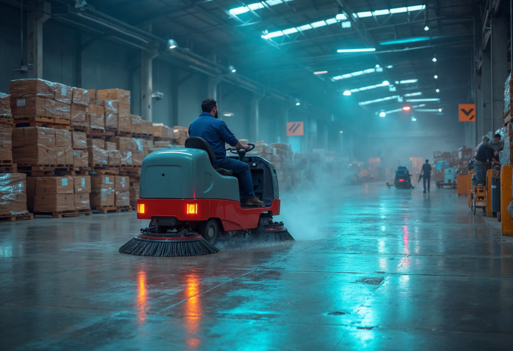 Industrial Flooring Cleaning